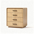 Commode en bois de hêtre à 4 tiroirs dimensions 40 x 40 x 60cm beige